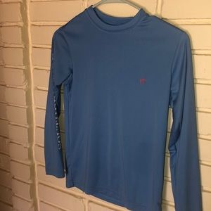 Blue dry fit top